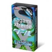 Презервативы Sagami Xtreme Mint с ароматом мяты - 10 шт. - Sagami - купить с доставкой в Новочеркасске