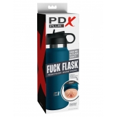 Мастурбатор-вагина в синей колбе F*ck Flask - Pipedream - в Новочеркасске купить с доставкой