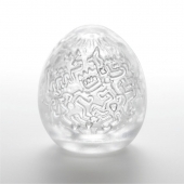 Мастурбатор-яйцо Keith Haring EGG PARTY - Tenga - в Новочеркасске купить с доставкой