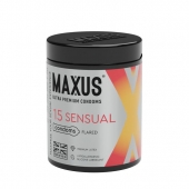 Анатомические презервативы MAXUS Sensual - 15 шт. - Maxus - купить с доставкой в Новочеркасске