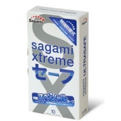 Презервативы Sagami Xtreme Ultrasafe с двойным количеством смазки - 10 шт. - Sagami - купить с доставкой в Новочеркасске