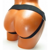 Трусики для страпона коричневого цвета - БДСМ Арсенал - купить с доставкой в Новочеркасске