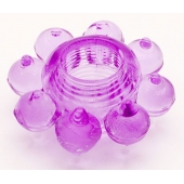 Мягкая фиолетовая гелевая насадка - Toyfa Basic - в Новочеркасске купить с доставкой