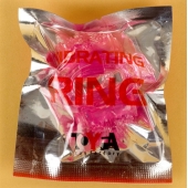 Розовое виброкольцо с двумя батарейками - Toyfa Basic - в Новочеркасске купить с доставкой