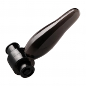 Дымчатая анальная мини-пробка с вибропулей Vibrating Bum Tickler Mini Anal Plug - 6,3 см. - XR Brands