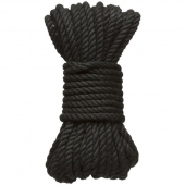 Черная верёвка для связывания и фиксации Bind Tie - 9,14 м. - Doc Johnson - купить с доставкой в Новочеркасске