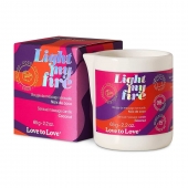 Массажная свеча Light My Fire Coconut с ароматом кокоса - 65 гр. - Love to Love - купить с доставкой в Новочеркасске