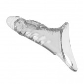 Прозрачная насадка на пенис - 22 см. - Baile - в Новочеркасске купить с доставкой