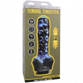Черно-синяя мини-машина на присоске Tendril Thruster - 21,6 см. - Doc Johnson - купить с доставкой в Новочеркасске