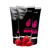 Набор из 3 съедобных лубрикантов JUJU со вкусом малины - JuJu - купить с доставкой в Новочеркасске