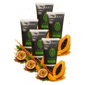 Набор из 5 съедобных лубрикантов JUJU со вкусом тропических фруктов - JuJu - купить с доставкой в Новочеркасске