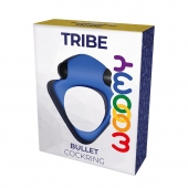 Синее эрекционное кольцо Wooomy Tribeс с вибрацией - Adrien Lastic - в Новочеркасске купить с доставкой