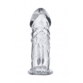 Прозрачная насадка на пенис Uco - 13 см. - A-toys - в Новочеркасске купить с доставкой