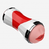 Двусторонний мастурбатор в колбе Power Grip Cup - вагина и ротик - Boys of Toys - в Новочеркасске купить с доставкой