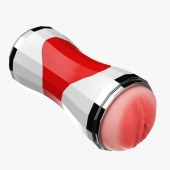 Двусторонний мастурбатор в колбе Power Grip Cup - вагина и ротик - Boys of Toys - в Новочеркасске купить с доставкой