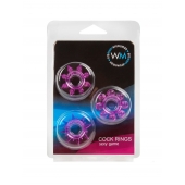 Набор из 3 лиловых эрекционных колец различной формы - Erowoman-Eroman - в Новочеркасске купить с доставкой