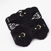 Фигурный набор для БДСМ-игр с узорами и золотистой фурнитурой - Crazy Handmade - купить с доставкой в Новочеркасске