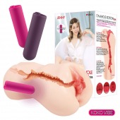 Мастурбатор-вагина с вибрацией Jenny Onahole edition 005 - KOKOS - в Новочеркасске купить с доставкой