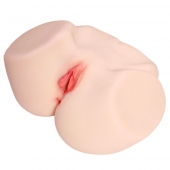 Мастурбатор-полуторс с двойным слоем материала и вибрацией Jenny Onahole Real Vagina - KOKOS - в Новочеркасске купить с доставкой