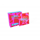 Презервативы с разогревающим эффектом Expert Hot Love - 3 шт. - Expert - купить с доставкой в Новочеркасске