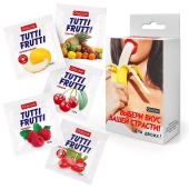 Набор из 5 саше съедобных смазок Tutti-Frutti - Биоритм - купить с доставкой в Новочеркасске
