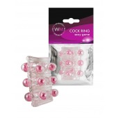 Прозрачная сквозная насадка на пенис с цветными шариками - Erowoman-Eroman - в Новочеркасске купить с доставкой