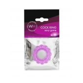 Лиловое эрекционное кольцо с 2 рядами стимулирующих шариков - Erowoman-Eroman - в Новочеркасске купить с доставкой