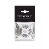 Эластичное эрекционное кольцо с черными «ресничками» - Sextaz - в Новочеркасске купить с доставкой