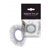 Круглое эрекционное кольцо с «ресничками» - Sextaz - в Новочеркасске купить с доставкой