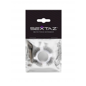 Эластичное кольцо с «ресничками» и 4 шариками - Sextaz - в Новочеркасске купить с доставкой