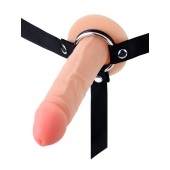 Мужской полый страпон на регулируемых ремнях - 18,5 см. - Sex Expert - купить с доставкой в Новочеркасске