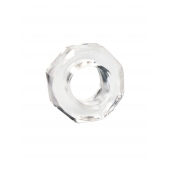 Прозрачное эрекционное кольцо в форме гайки - Sex Expert - в Новочеркасске купить с доставкой