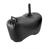Черное надувное кресло с платформой для фиксации дилдо Body Dock Inflatable Love Seat - Pipedream - купить с доставкой в Новочеркасске