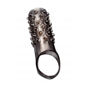 Дымчатая насадка на пенис с выпуклостями - 12 см. - Sex Expert - в Новочеркасске купить с доставкой