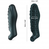 Серая силиконовая насадка на пенис с подхватом Manwan Ryzer - Manwan - в Новочеркасске купить с доставкой