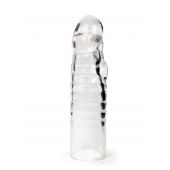 Прозрачная закрытая насадка на член - 15 см. - Sex Expert - в Новочеркасске купить с доставкой