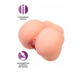 Реалистичный мастурбатор в форме попки с 2 любовными входами - No Name - в Новочеркасске купить с доставкой