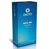 Презервативы OKOTO Mega Mix - 18 шт. - Sitabella - купить с доставкой в Новочеркасске