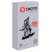 Точечные презервативы OKOTO Dotted - 12 шт. - Sitabella - купить с доставкой в Новочеркасске