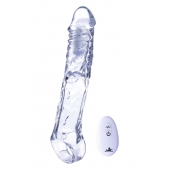 Прозрачная насадка-удлинитель Length Enhancer With Bullet с подхватом - 22,3 см. - NMC - в Новочеркасске купить с доставкой