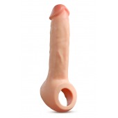 Телесная насадка-удлинитель Thrive 8.75 Inch Realistic Penis Extender Sleeve - 22,2 см. - Blush Novelties - в Новочеркасске купить с доставкой
