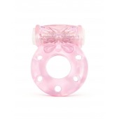 Розовое эрекционное виброкольцо с бабочкой - 1137 - в Новочеркасске купить с доставкой