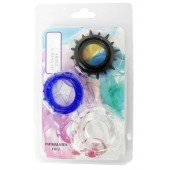 Набор из 3 эрекционных колец разного цвета и рельефа - Boys of Toys - в Новочеркасске купить с доставкой