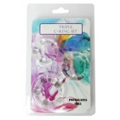 Набор из 3 эрекционных прозрачных колец - Boys of Toys - в Новочеркасске купить с доставкой