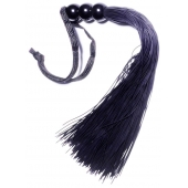 Черная силиконовая плетка - 25,4 см. - Boys of Toys - купить с доставкой в Новочеркасске