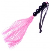 Розовая силиконовая плеть - 35,5 см. - Boys of Toys - купить с доставкой в Новочеркасске