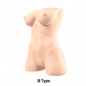 Телесный мастурбатор-торс Jessica B - Naked Factory - в Новочеркасске купить с доставкой