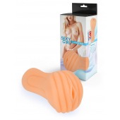 Эластичный мастурбатор в виде вагины телесного цвета - Sexy Girl - в Новочеркасске купить с доставкой