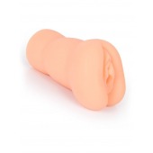 Телесный мастурбатор-вагина с 2 эрекционными кольцами в комплекте - Sexy Girl - в Новочеркасске купить с доставкой