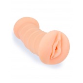 Телесный двусторонний мастурбатор с вибропулей и эрекционными кольцами в комплекте - Sexy Girl - в Новочеркасске купить с доставкой